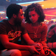 Donald Glover (left), Zazie Beetz